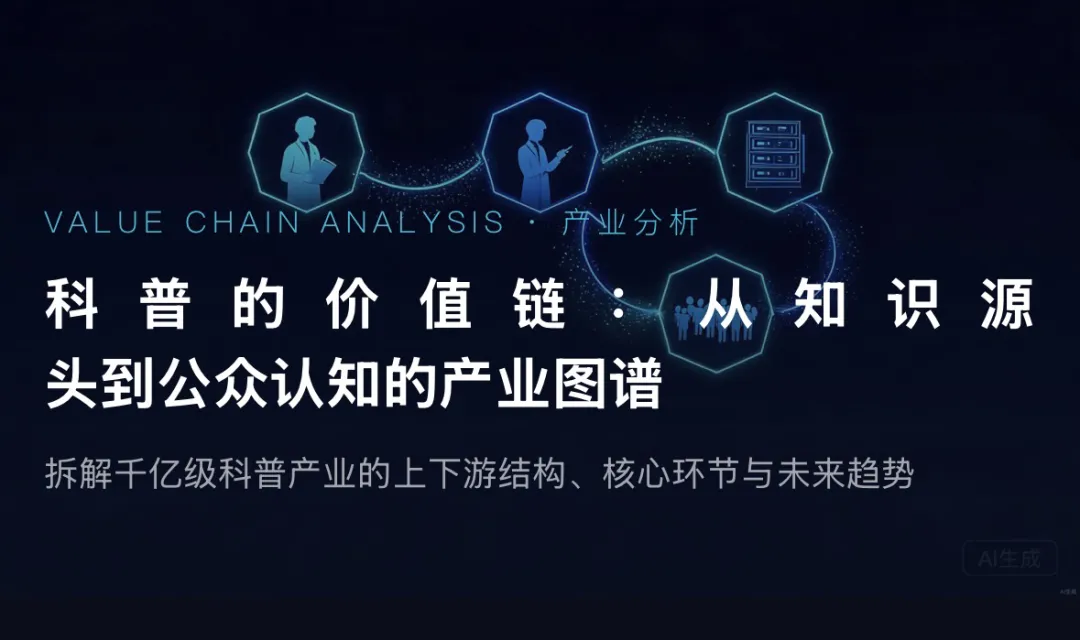 科普价值链产业图谱